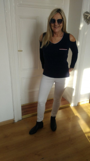 jeans, standing