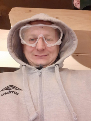 skin, outerwear, glasses, hat