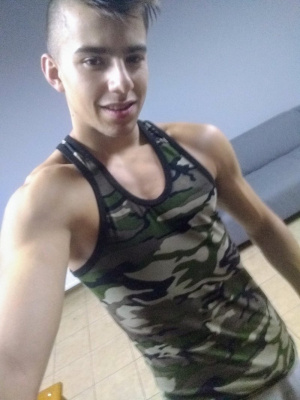 selfie, cool, muscle, model