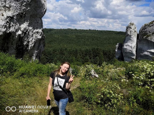 jeans, rock, mountain
