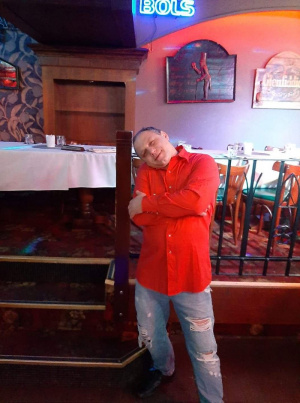 outerwear, standing