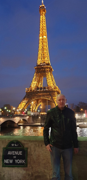 jacket, jeans, standing, tower