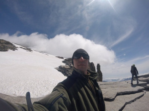sky, mountain