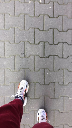 shoe, wall