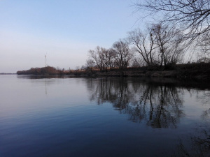 sky, lake, river