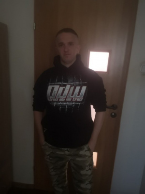 fun, cool, muscle, standing, dude, room