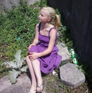 sitting, dress