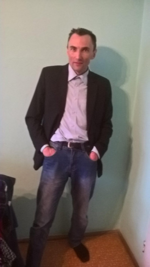 jacket, outerwear, jeans, standing, tie