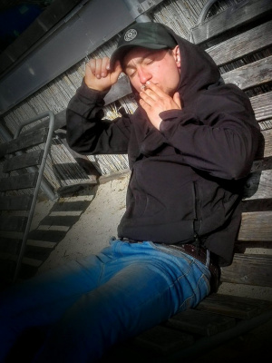 hand, jeans, cool, sitting