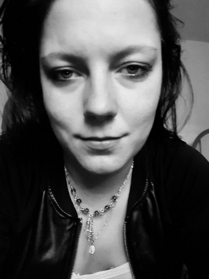 selfie, smile, monochrome