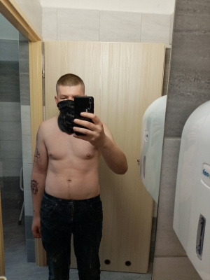 selfie, jeans, muscle