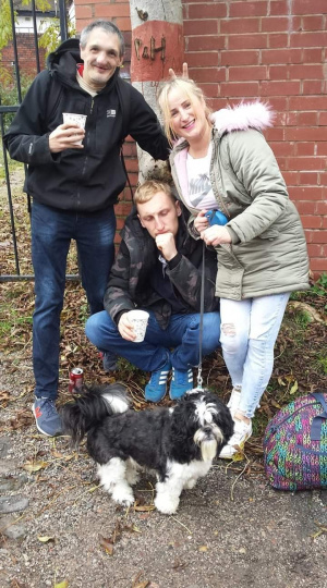 jeans, dog, soil
