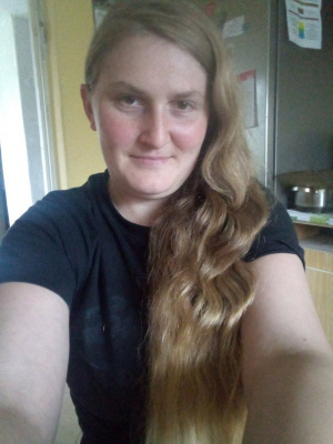 hair, selfie, fun, smile