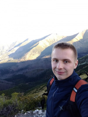 jacket, smile, sky, vacation, mountain