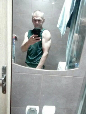 selfie, muscle