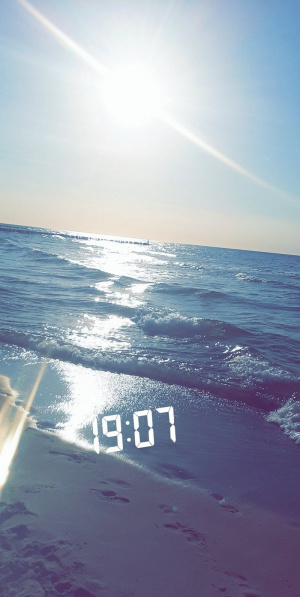 sky, beach