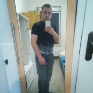 selfie, jeans, standing, room