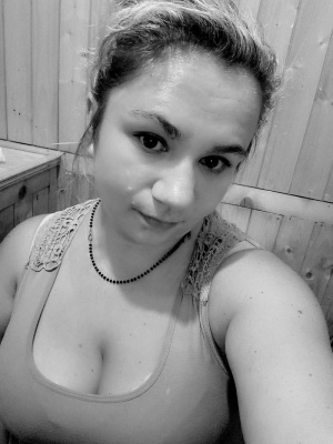 skin, smile, monochrome