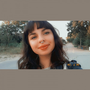 hair, skin, selfie, smile, bangs