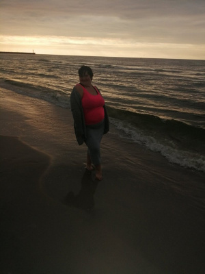 sky, vacation, standing, beach, sand