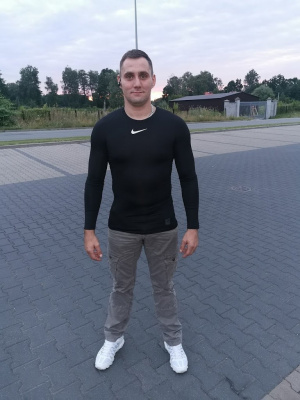 jeans, standing, asphalt