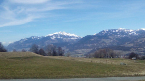 sky, mountain