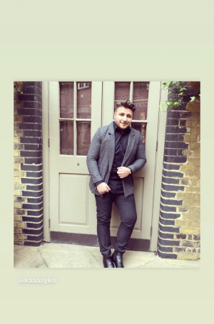 jacket, outerwear, jeans, standing