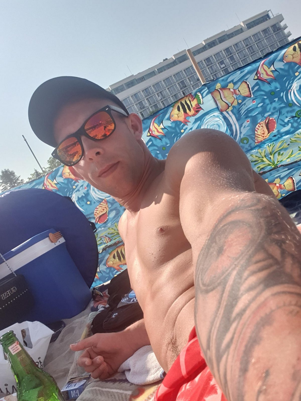 fun, cool, glasses, muscle