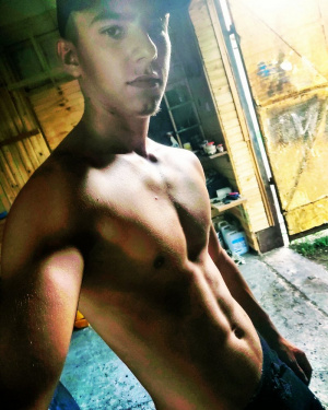 hand, selfie, cool, muscle, dude
