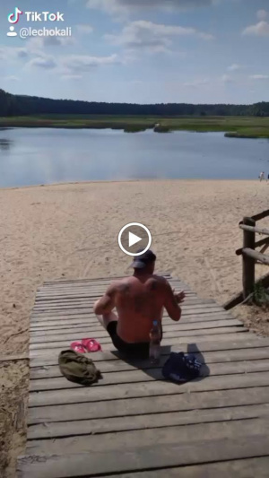 leisure, muscle, vacation, lake