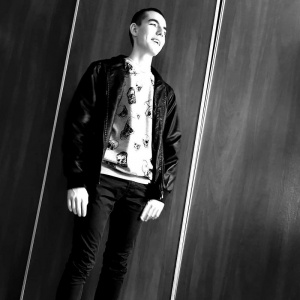 jacket, outerwear, jeans, monochrome