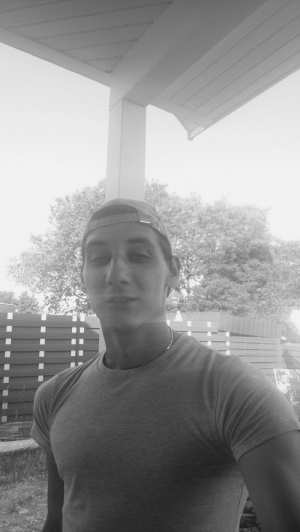 smile, cool, sky, muscle, vacation, standing, monochrome