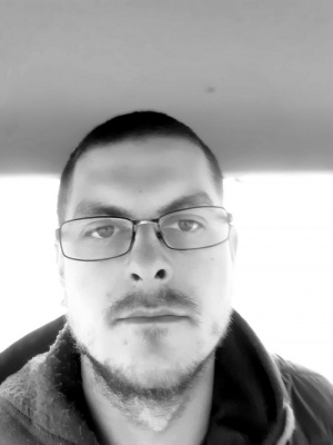 hair, selfie, smile, glasses, beard, monochrome, moustache