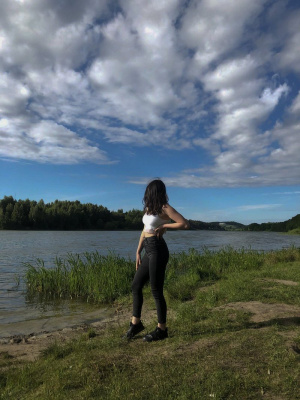 jeans, sky, lake