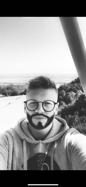 smile, cool, glasses, monochrome