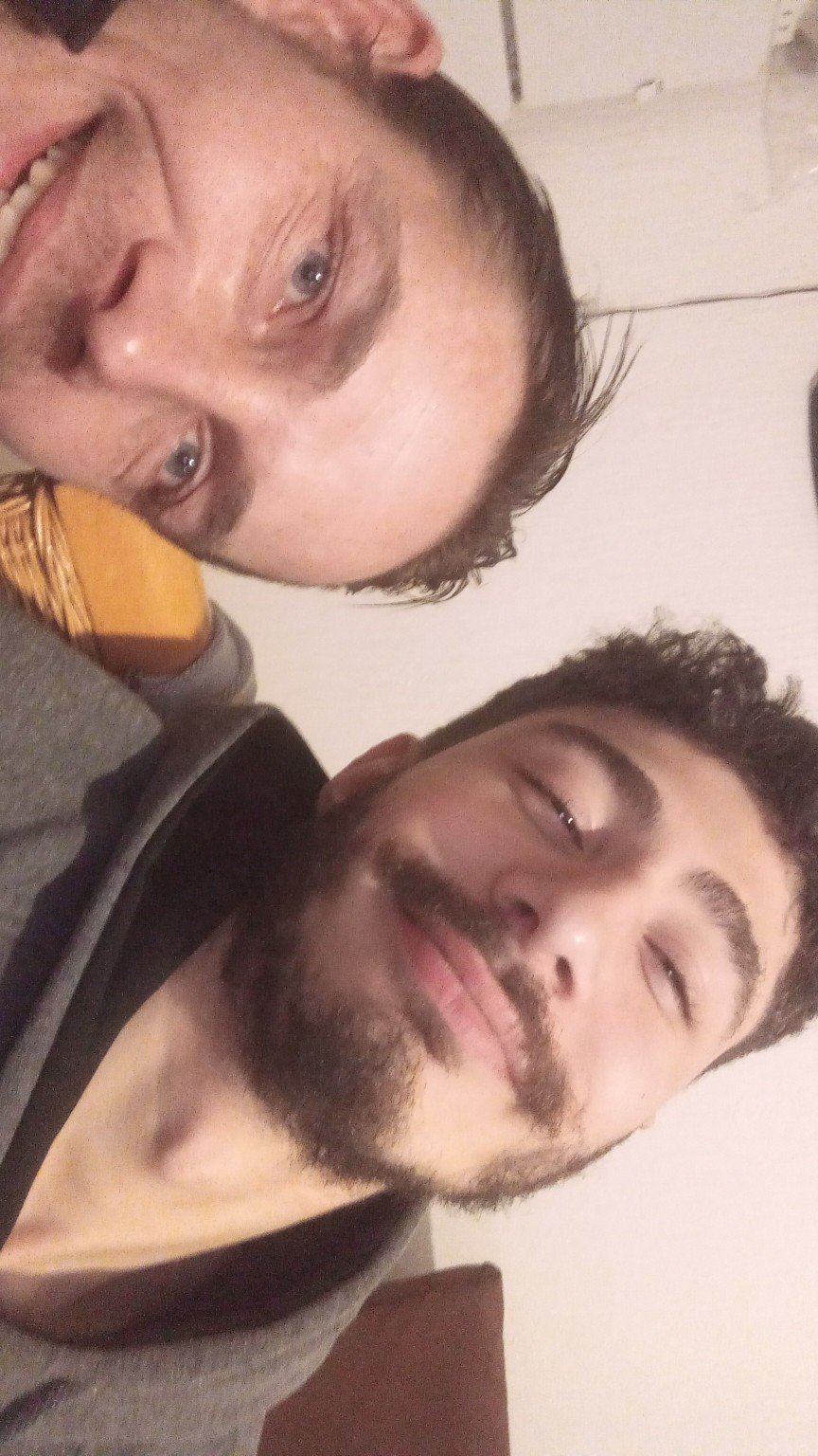 mouth, selfie, ear, beard