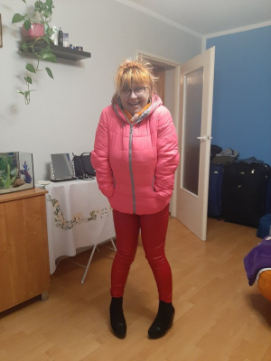 jacket, outerwear, standing