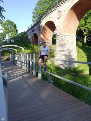 leisure, bicycle, bridge