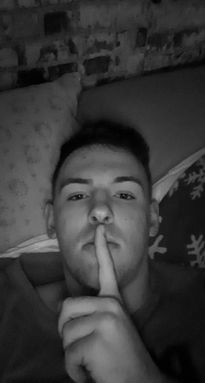 mouth, hand, selfie, muscle, monochrome