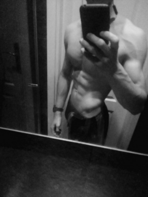 hand, selfie, muscle, monochrome