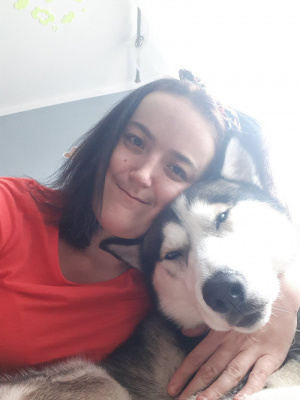skin, hand, selfie, dog, pet