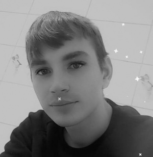 selfie, monochrome