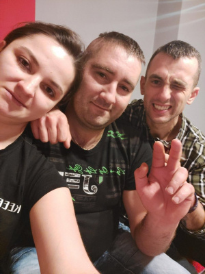 hand, selfie, fun, smile, cool, muscle
