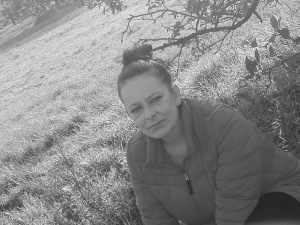 smile, monochrome