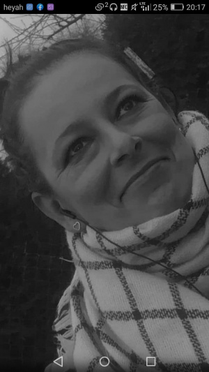 smile, monochrome