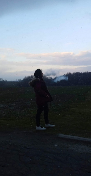 sky, standing