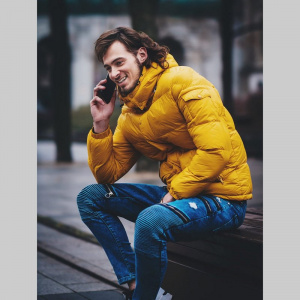 jacket, jeans