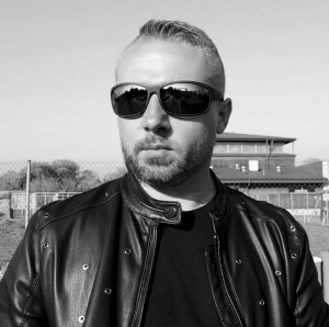 hair, jacket, textile, cool, glasses, beard, monochrome, sunglasses, goggles, moustache, leather