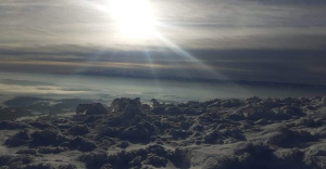 sky, mountain