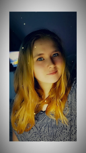 hair, selfie, smile